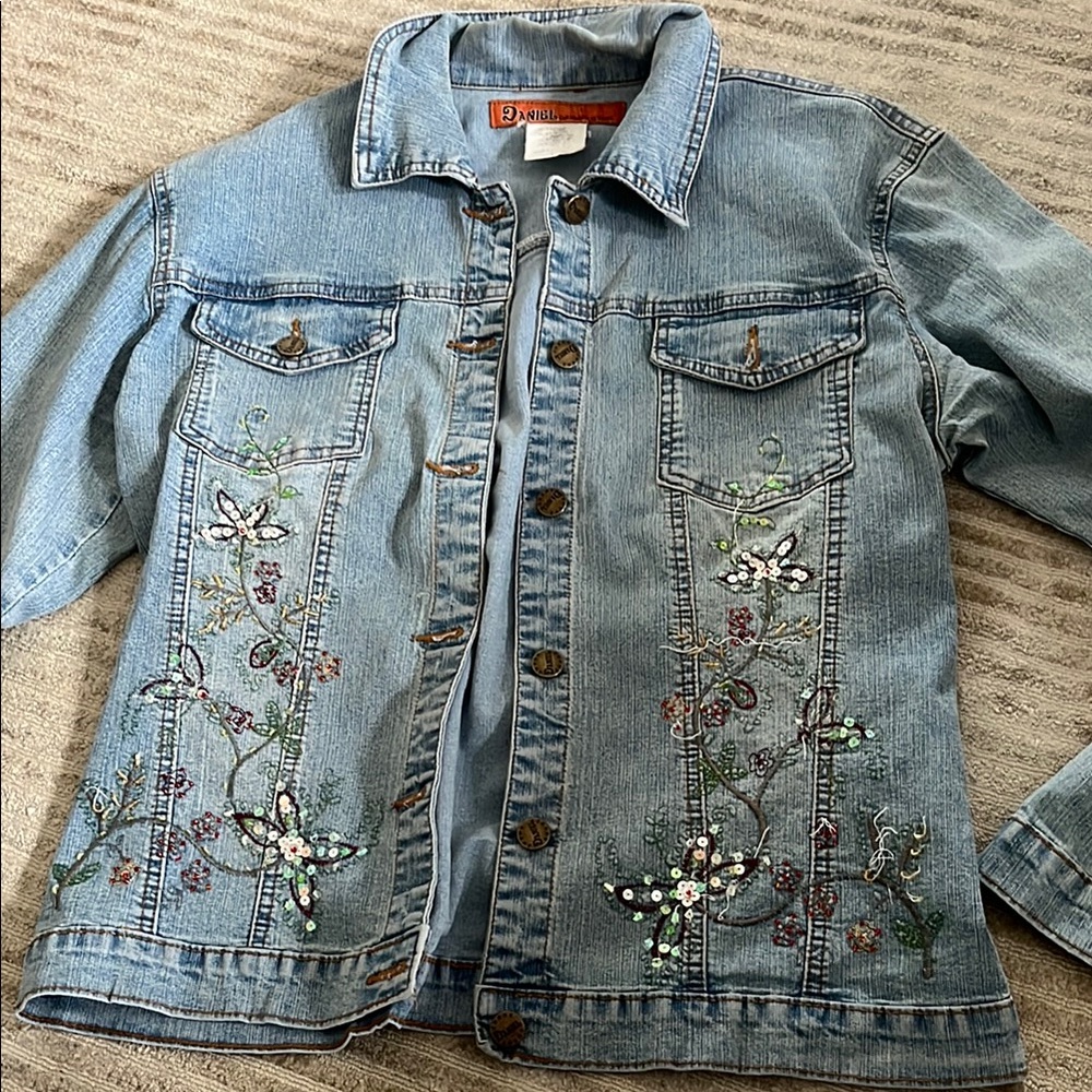 Embroidered Denim Jacket